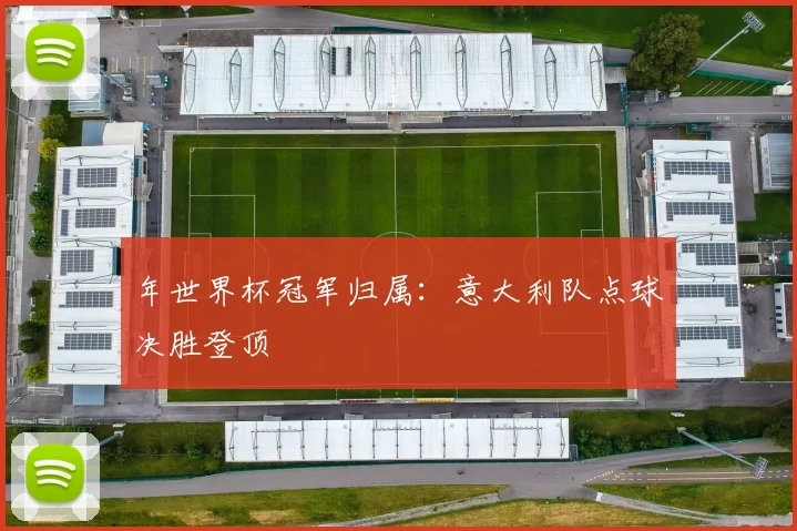 年世界杯冠军归属：意大利队点球决胜登顶