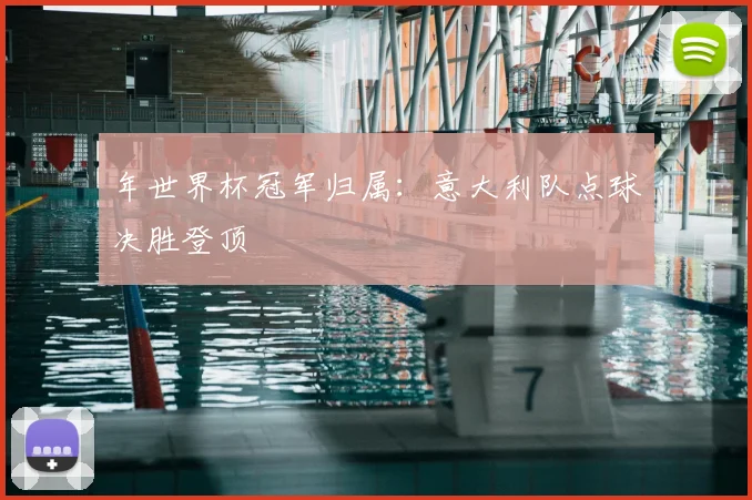 年世界杯冠军归属：意大利队点球决胜登顶